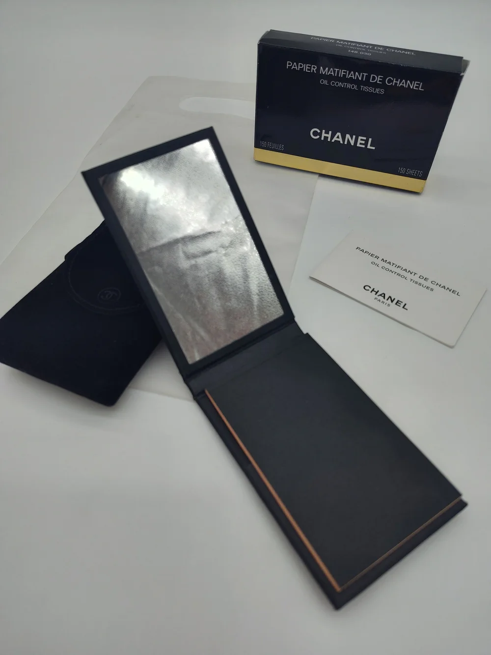 CHANEL Papier Matifiant Oil Control Tissues Japan Import Complete Set NWT RARE